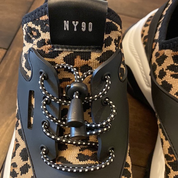 Steve Madden Animal Print Stretch Sneaker - Picture 9 of 9